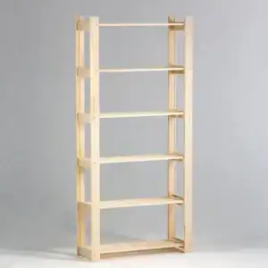 Стелаж дерев'яний Massiv Sando 6 полиць 1800х500х300