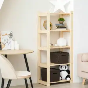 Стелаж дерев'яний Massiv Sando 5 полиць 1500х500х300