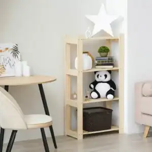 Стелаж дерев'яний Massiv Sando 4 полиць 1200х400х300